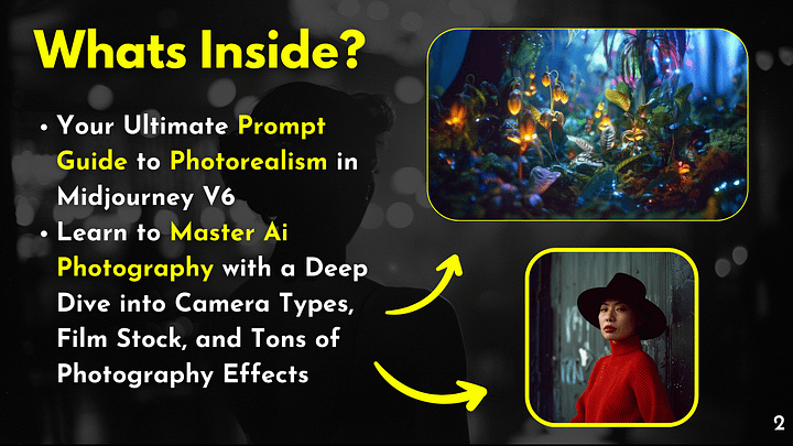 Photorealism in Midjourney V6! Cameras, Film Stock & Photograph Effects - Prompt Guide product image (2)