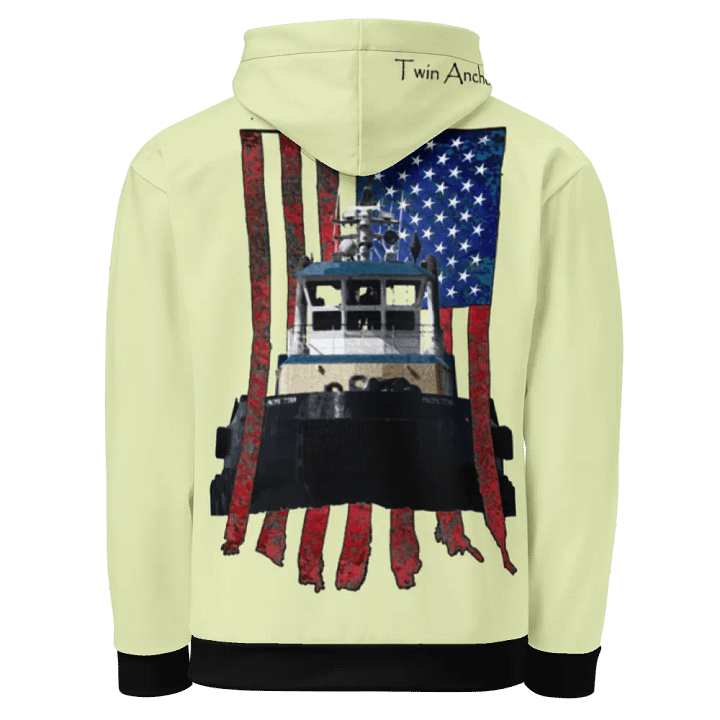 Snow Flurry Pacific Titan & CE Flage Hoodie product image (1)