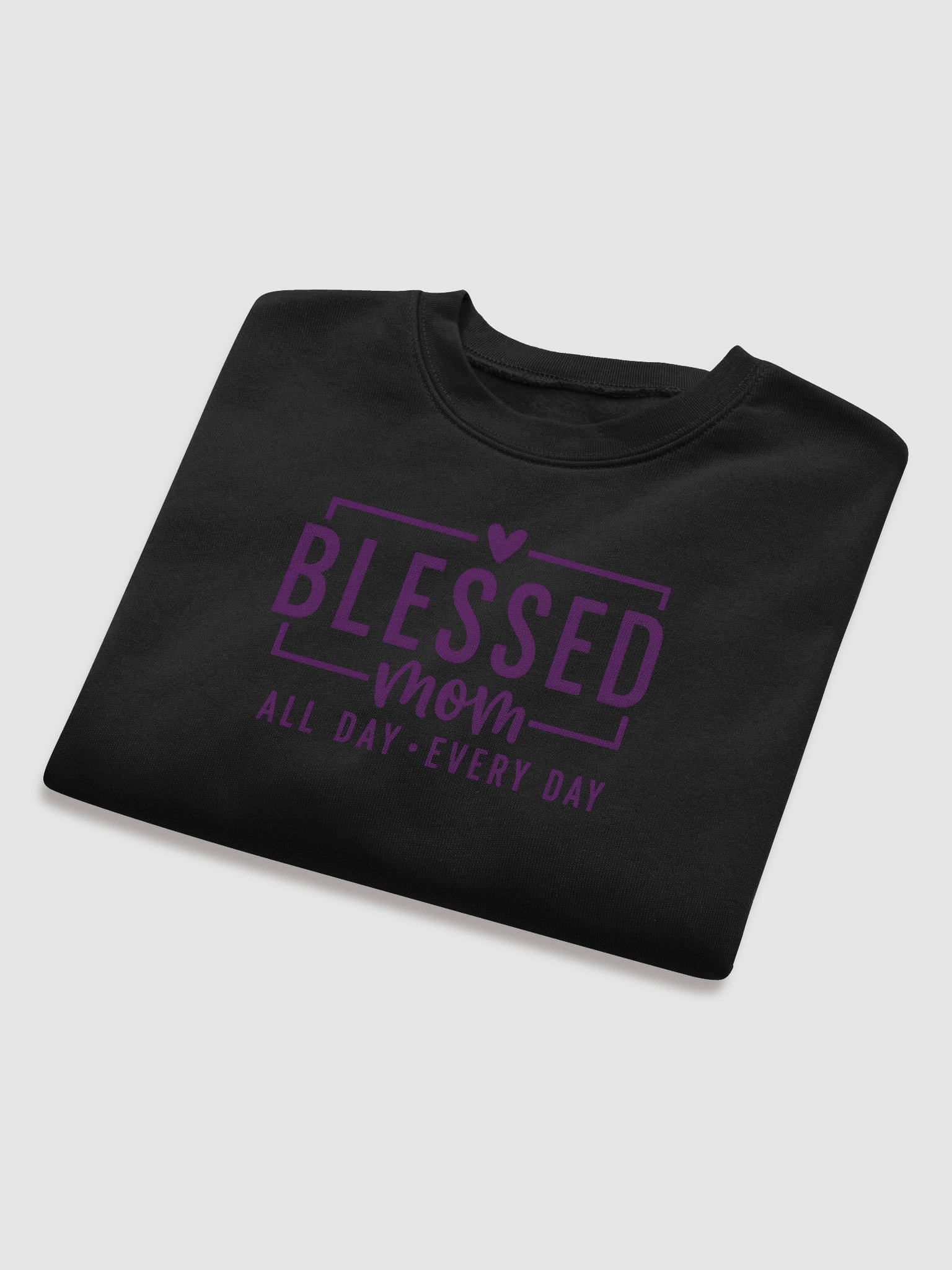Blessed Mom Crop Top | Modern Heart Script Design for Stylish Moms product image (8)