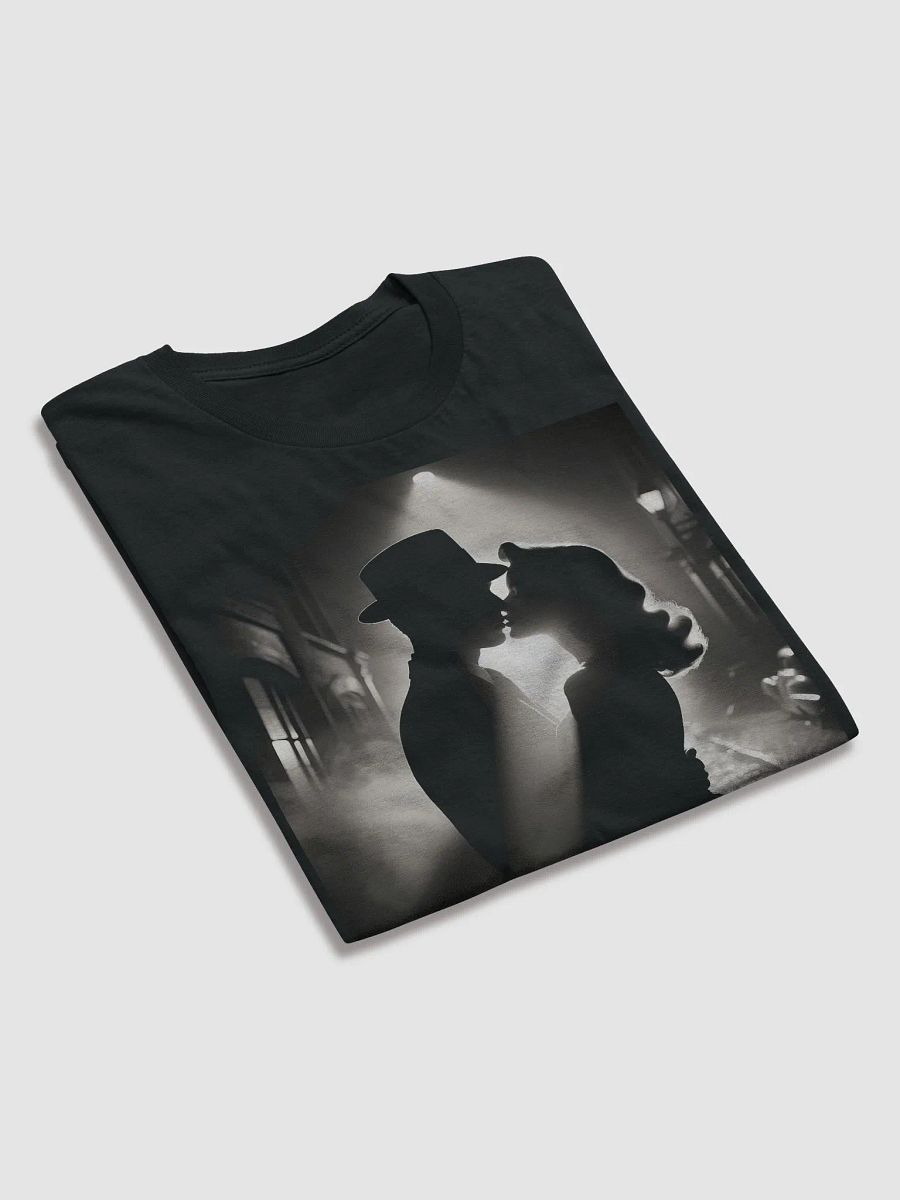 Romantic Film Noir Kiss (Front Print Womens Tee) product image (4)