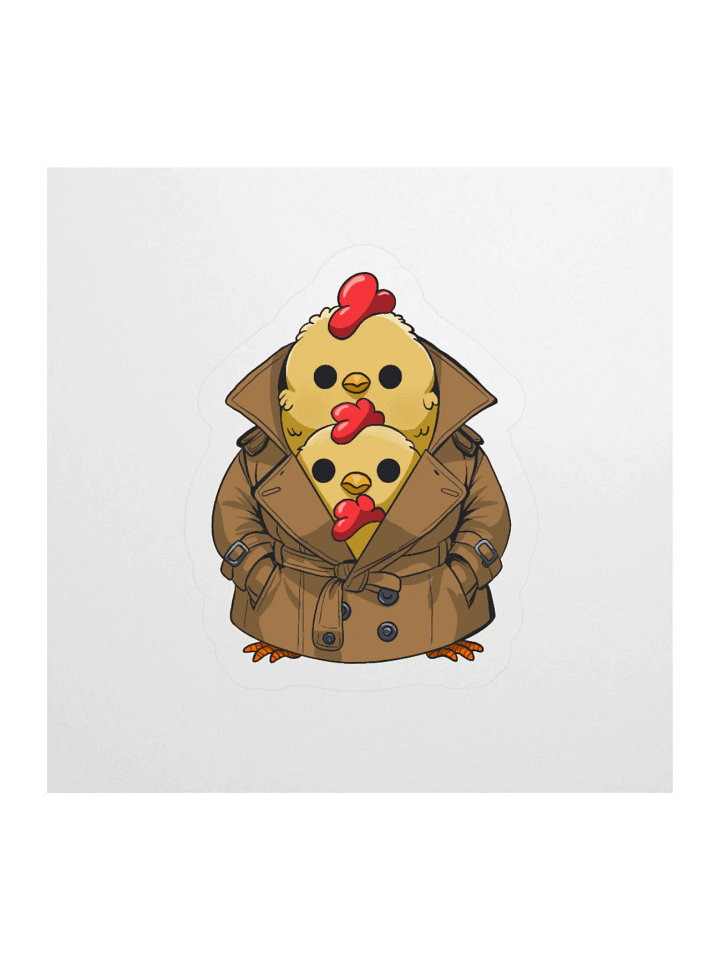 TR3NCH COAT CHICKS - Sticker product image (1)