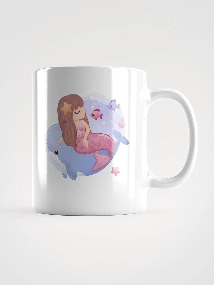 White Glossy Mug White Mermaid product image (1)
