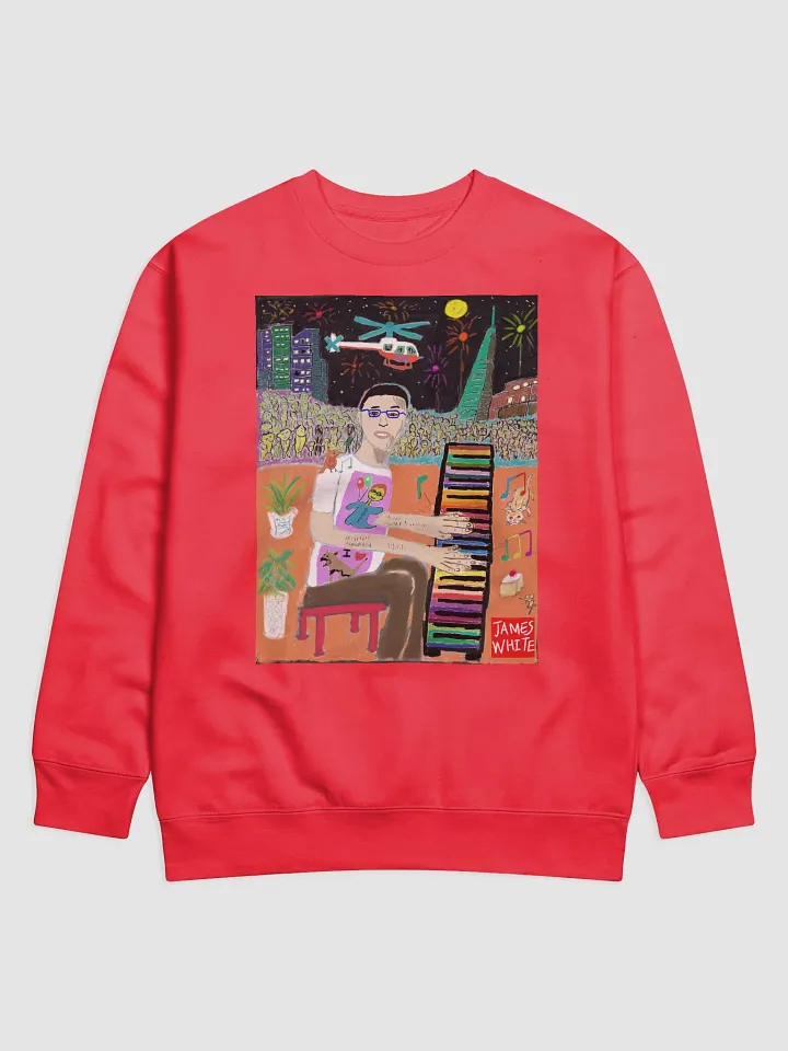 Cotton Heritage Premium Sweatshirt：i love piano product image (8)
