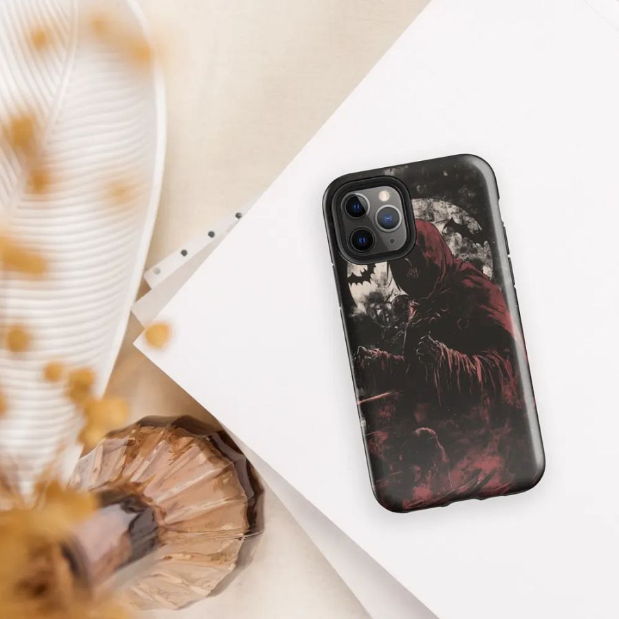 Red Reaper Darkness iPhone Tough Case product image (30)