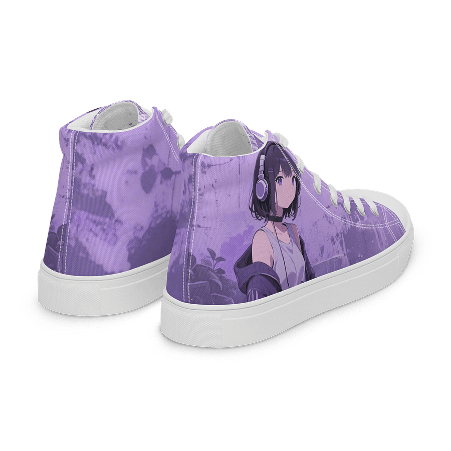 Purple Anime Muse Canvas High Tops product image (7)