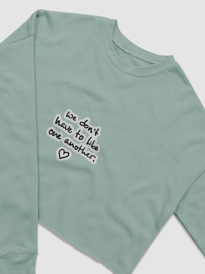 ONE ANOTHER (bubble design) Women's Fleece Crop Sweatshirt product image (17)
