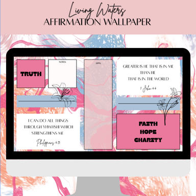 Living Waters Affirmation Wallpaper v5 product image (3)