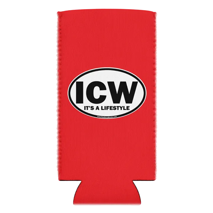 ICW-It's A Lifestyle - Red Can Koozie product image (2)