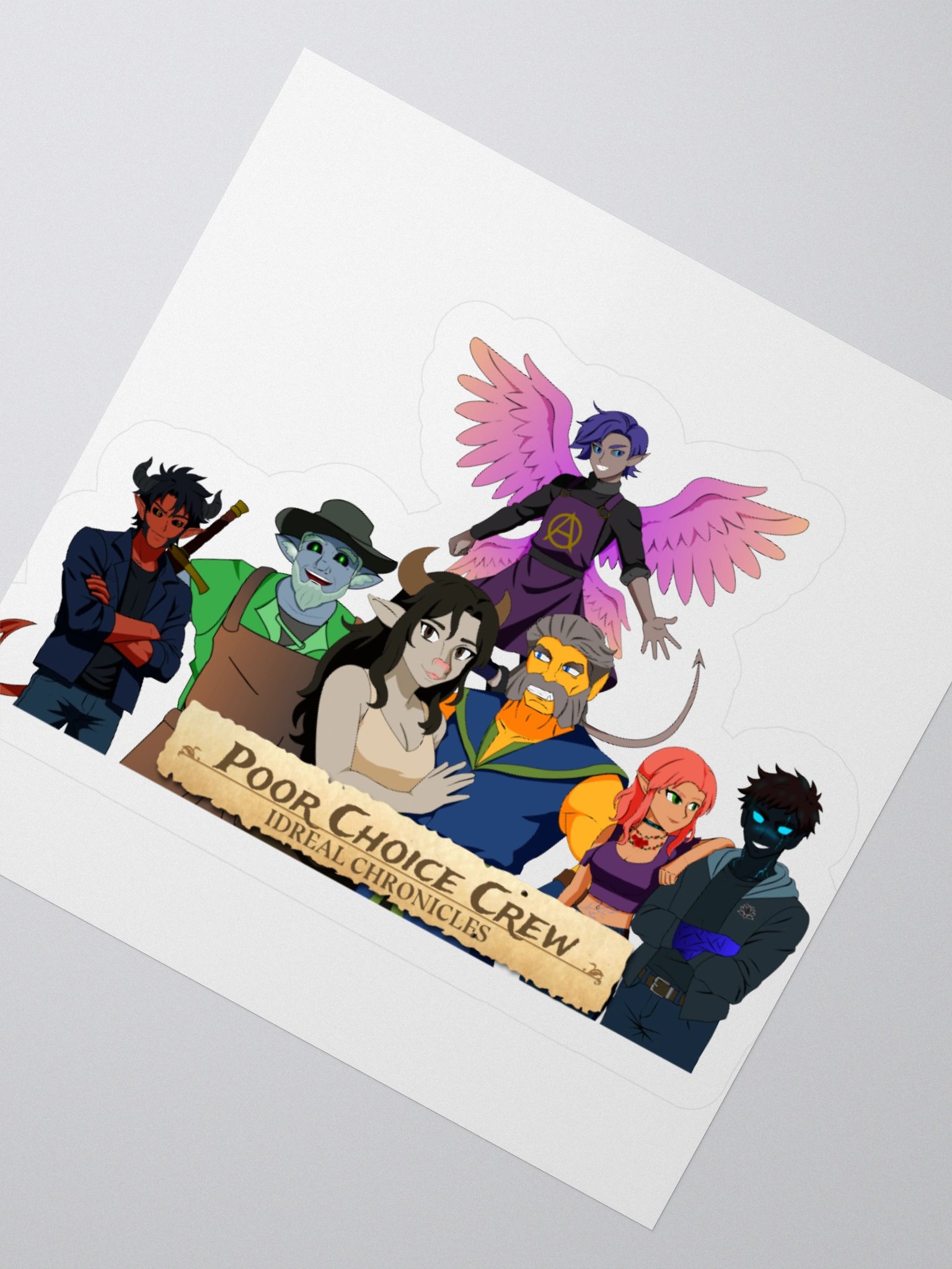 Idreal Chronicles Kiss Cut Sticker Set product image (5)