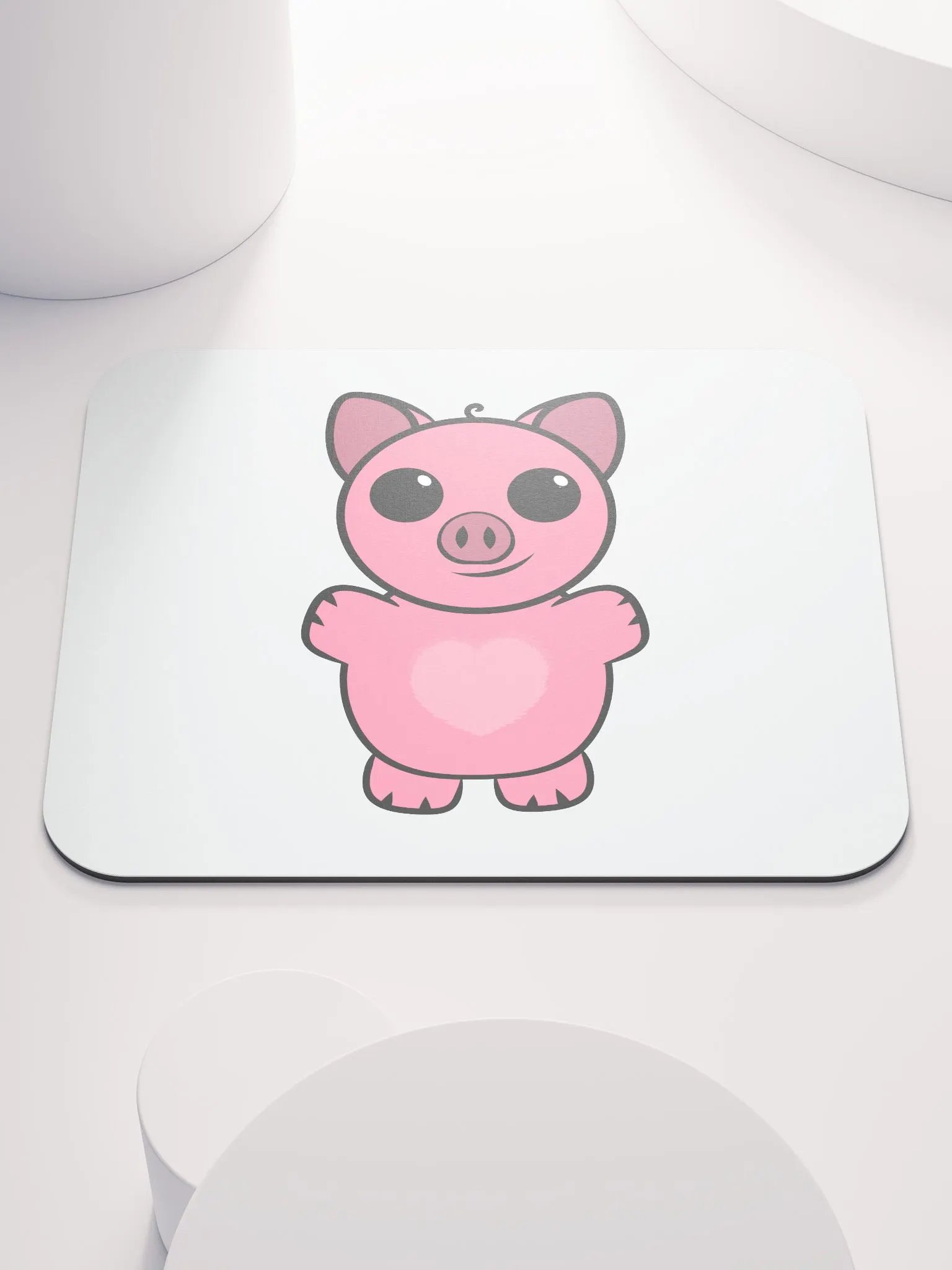 Squiggly Heart Mouse Pad product image (1)