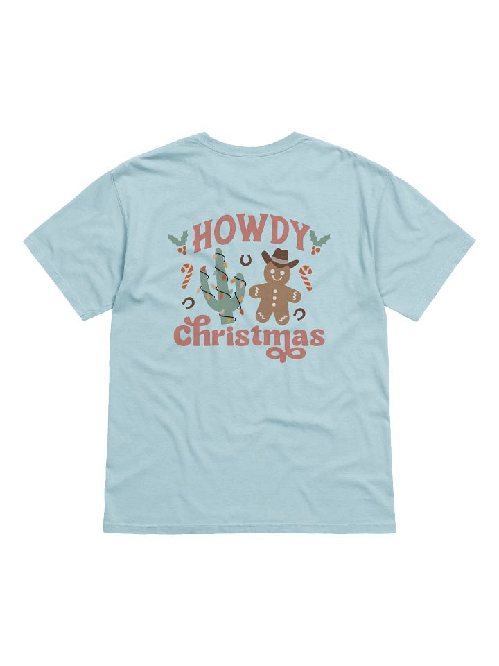 [Gingerbread Man Howdy Christmas] Holiday Heavyweight T-Shirt product image (1)