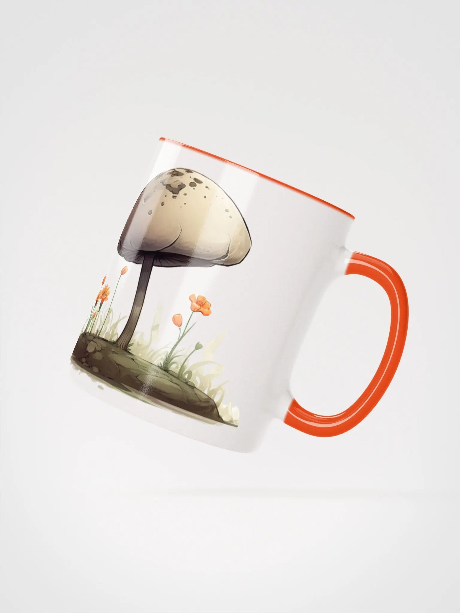 Fantastical Bird & Mushroom Paradise Mug: Limited Edition product image (2)