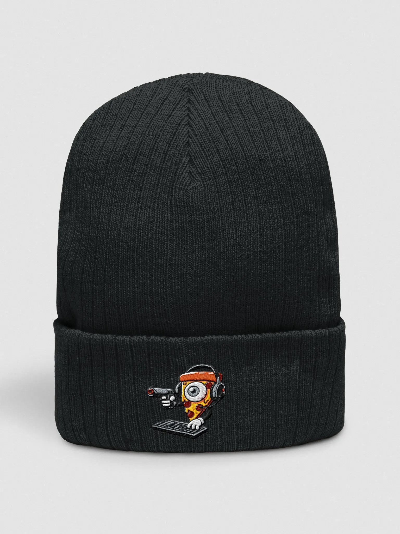 pizza ribbed beanie product image (1)