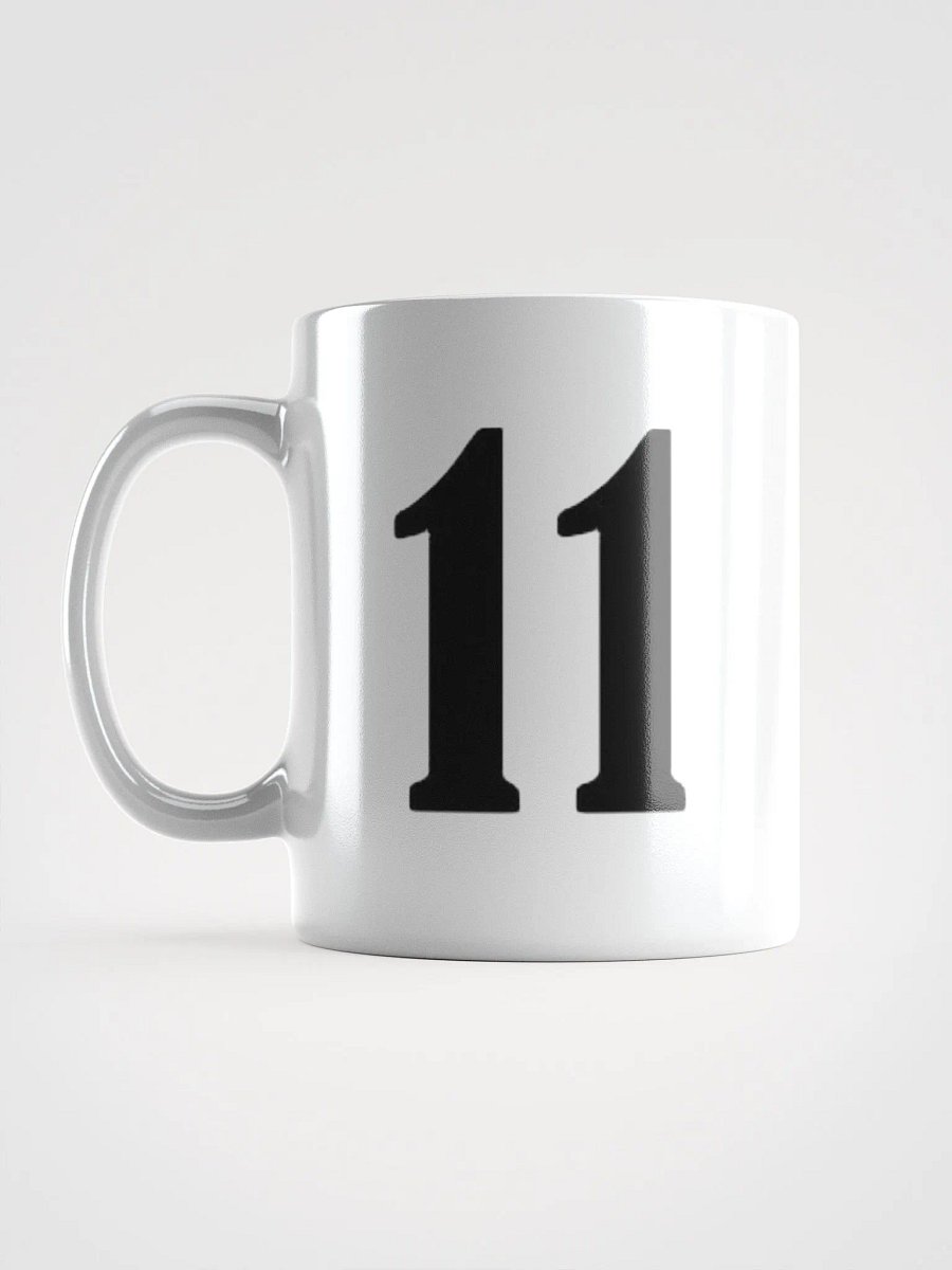Bold 11 White Glossy Mug product image (1)