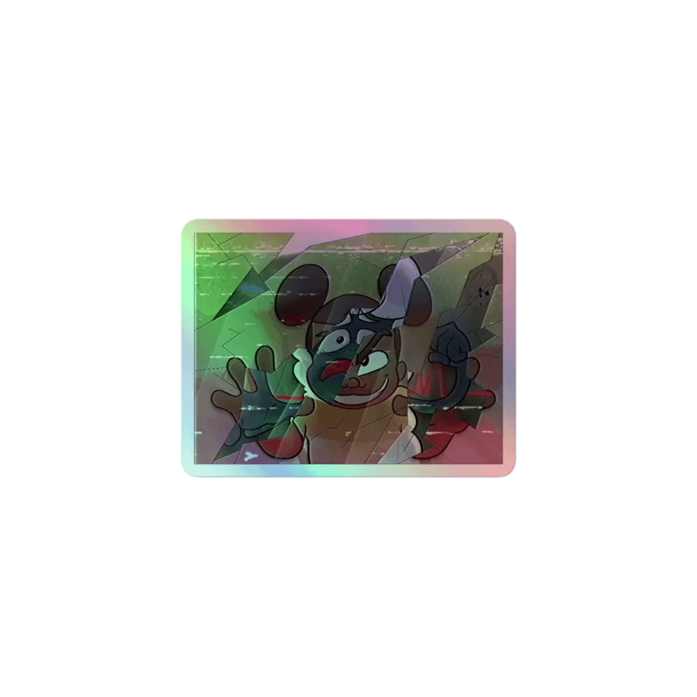 Crack the Screen Holo Sticker product image (1)