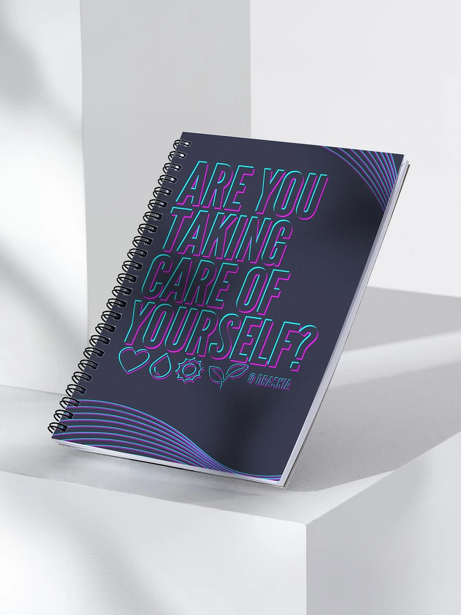 Neon Self-Care Spiral Notebook product image (3)
