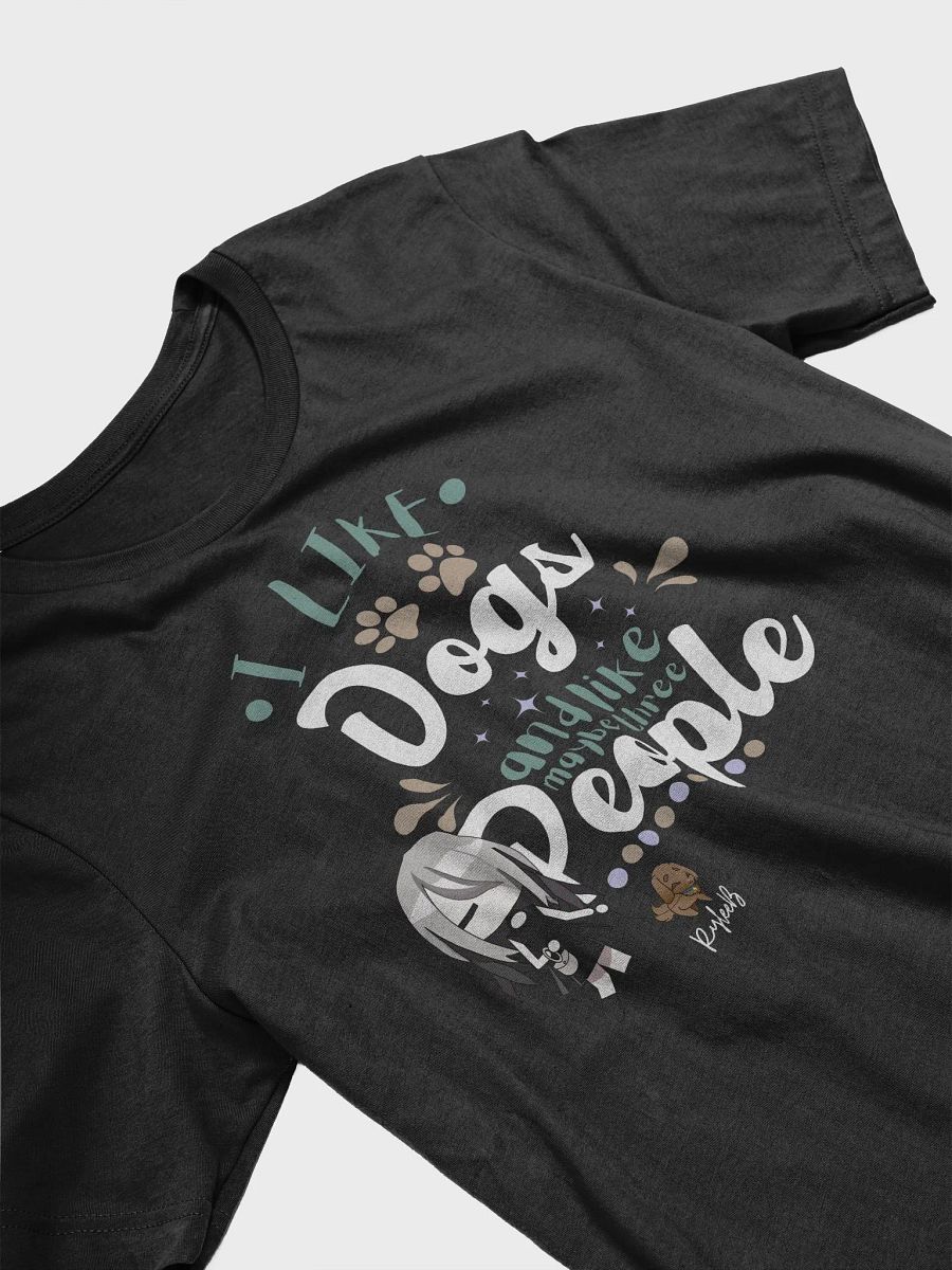 Dog lover introvert t-shirt - Puppy Company in Black by RyleeB product image (3)