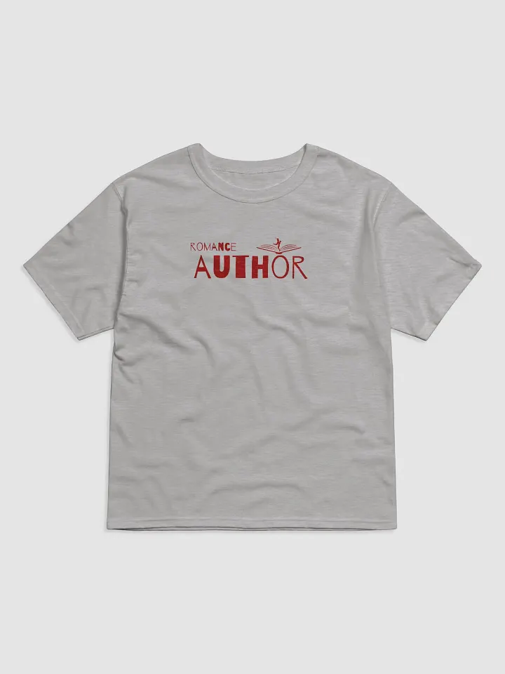Romance Author Red Text Relaxed Fit T-shirt product image (2)