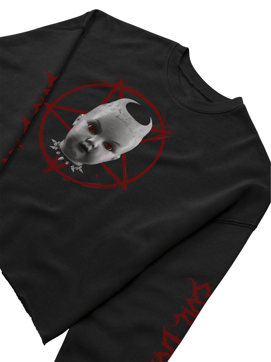 EVIL DOLL CROP SWEATSHIRT product image (5)