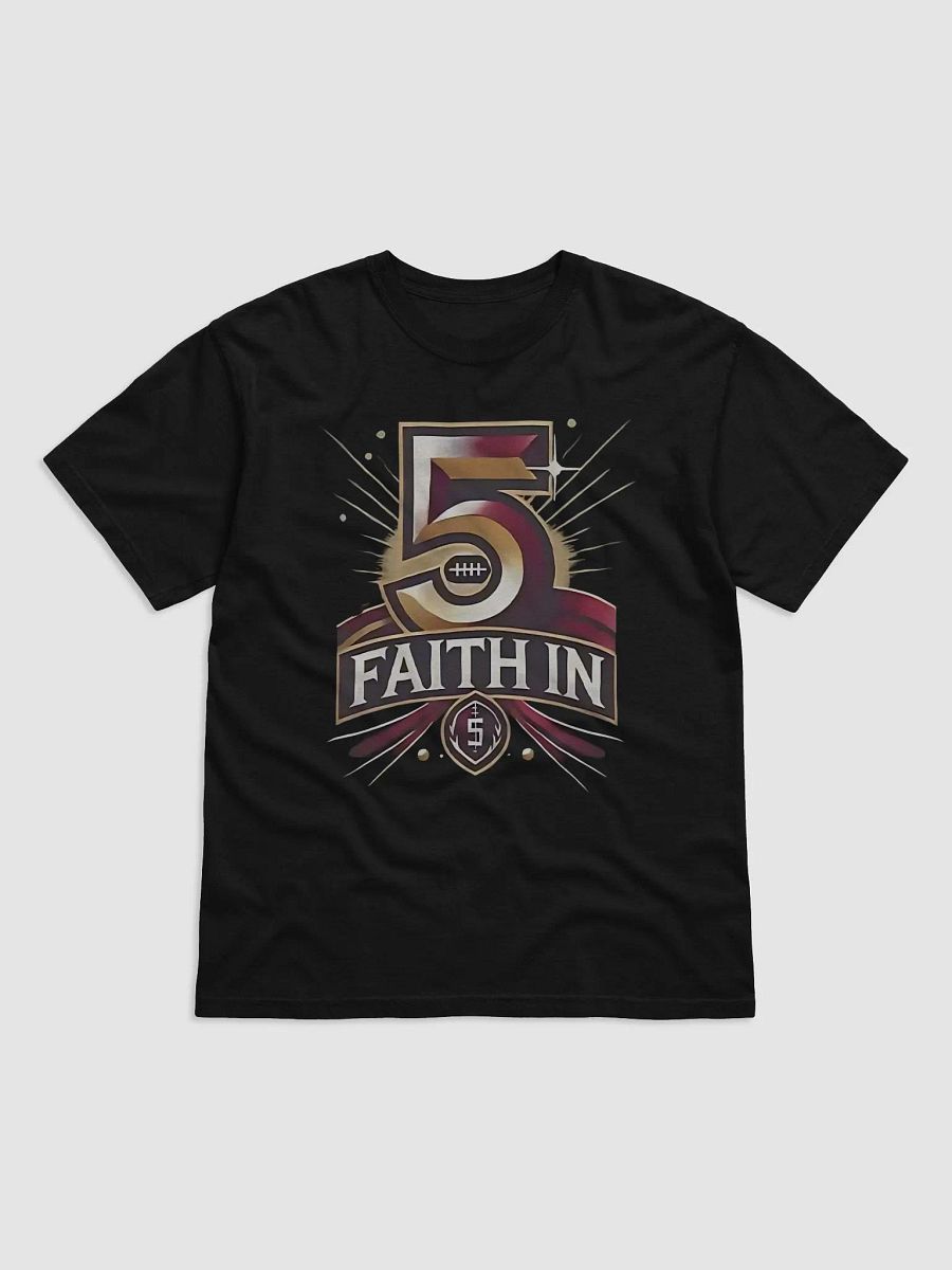Faith In 5 Washington Commanders Jayden Daniels Shirt product image (2)