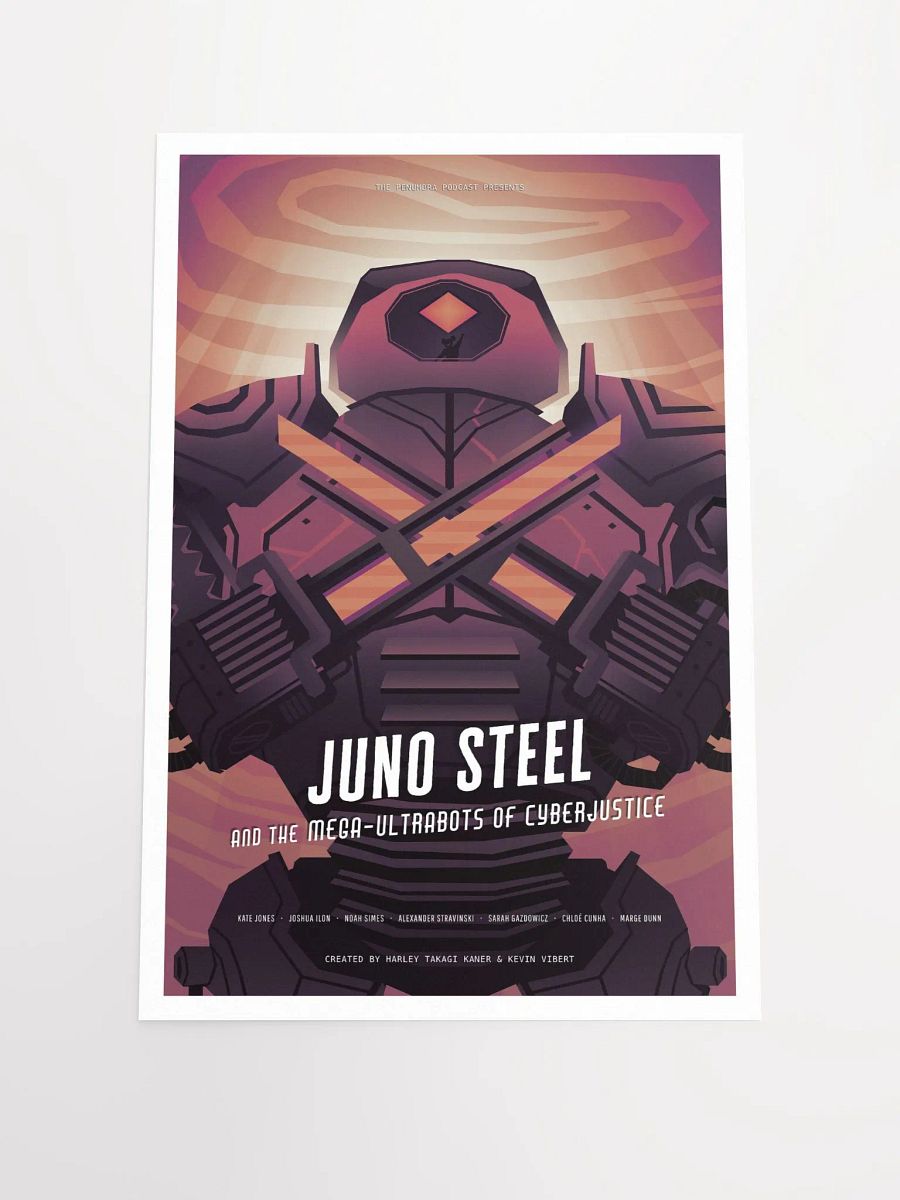 Juno Steel and the Mega-Ultrabots of Cyberjustice Poster product image (1)