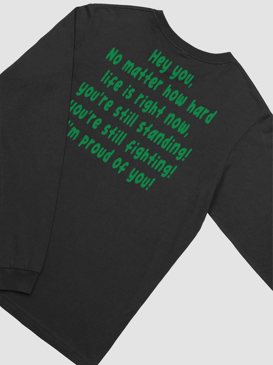 hey you male black long tshirt product image (4)