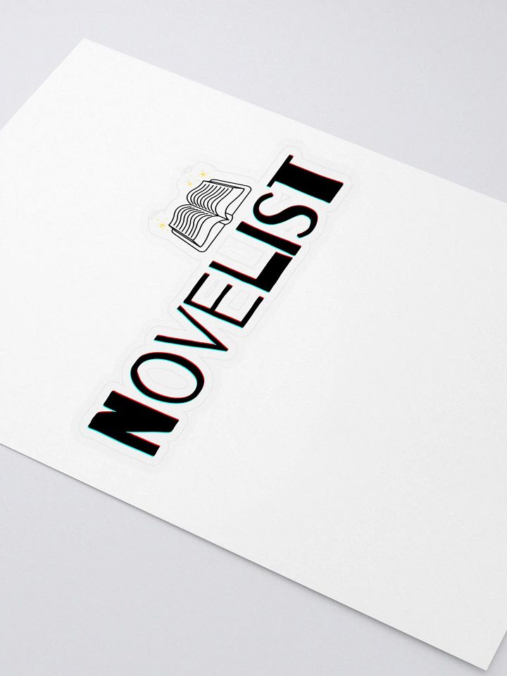 Novelist Sticker - Black Text product image (2)