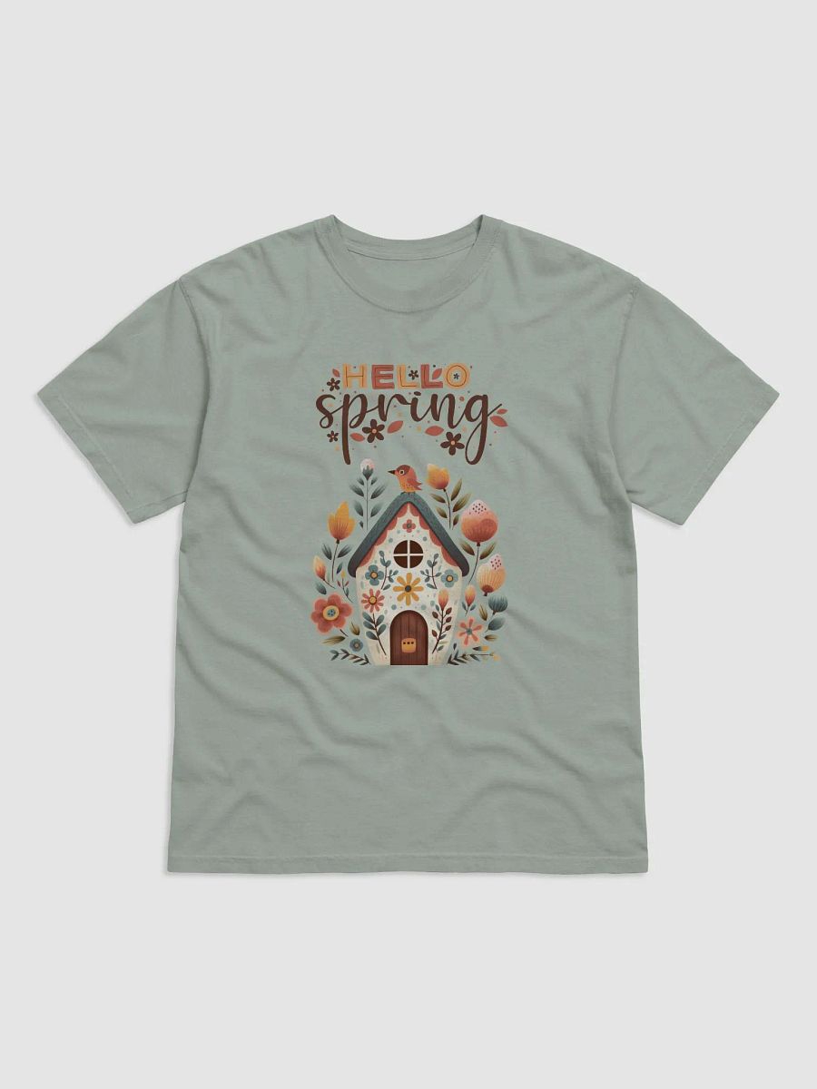 Hello Spring Birdhouse Tee product image (4)