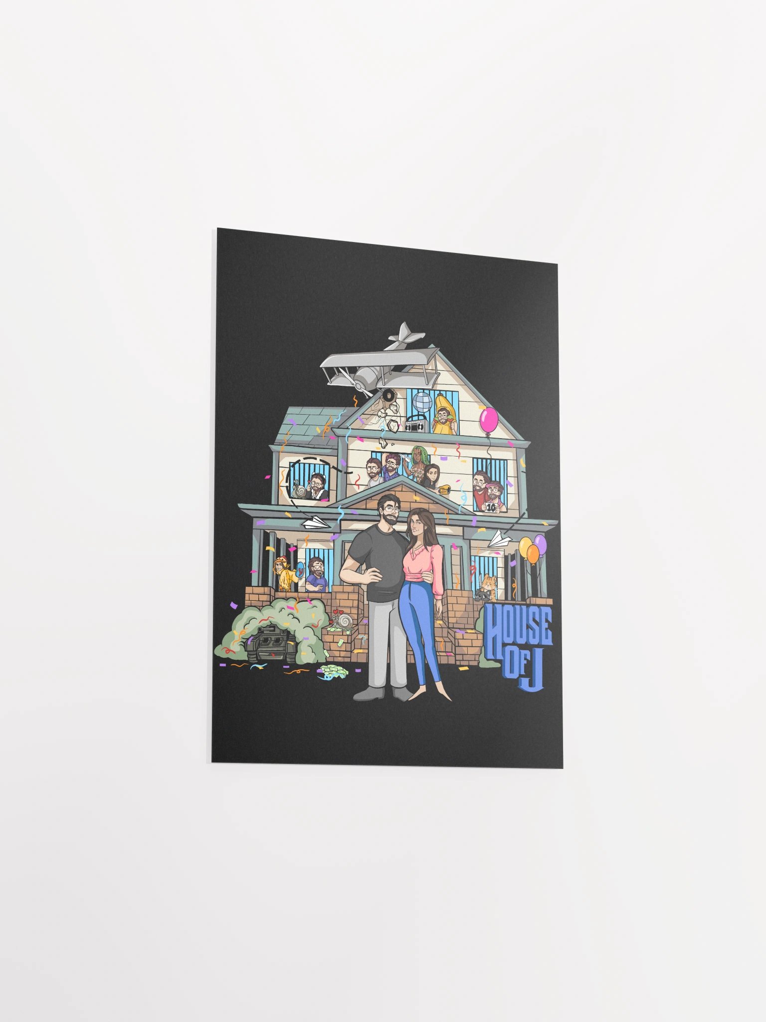 "Full House of J" Poster (Dark) product image (15)
