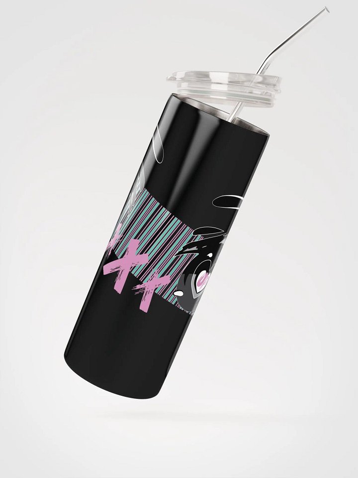 OptimusProcrastinus Eyes Tumbler (Black/Pink) product image (2)