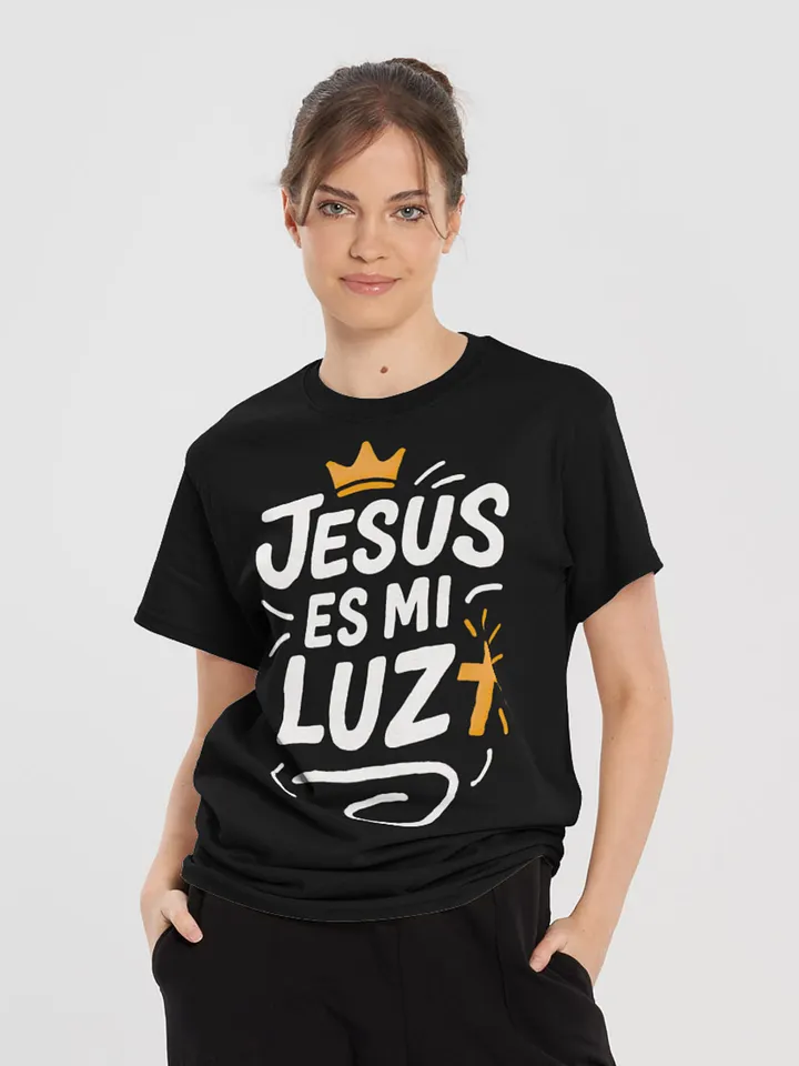Camiseta Unisex Manga Corta | Jesús es mi luz product image (2)