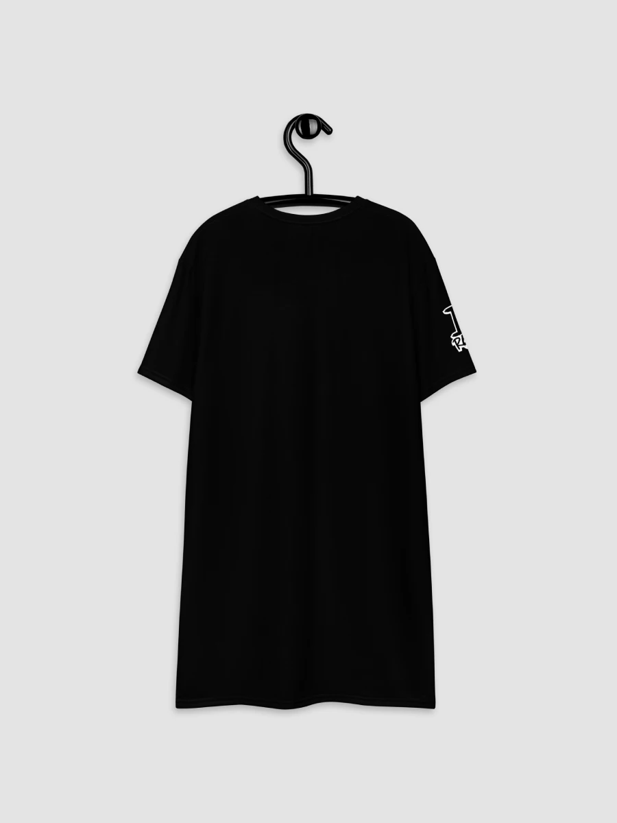 Sitting Girl Bear Black All-Over Print T-Shirt Dress product image (5)