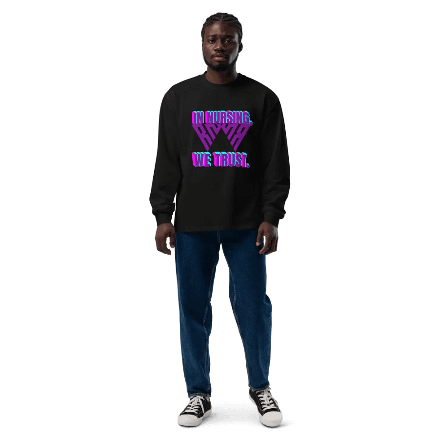 Trust in Nursing Glitch Long Sleeve product image (12)
