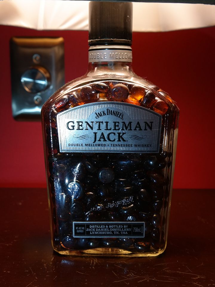 Gentleman Jack Upcycled Bottle Lamp product image (2)
