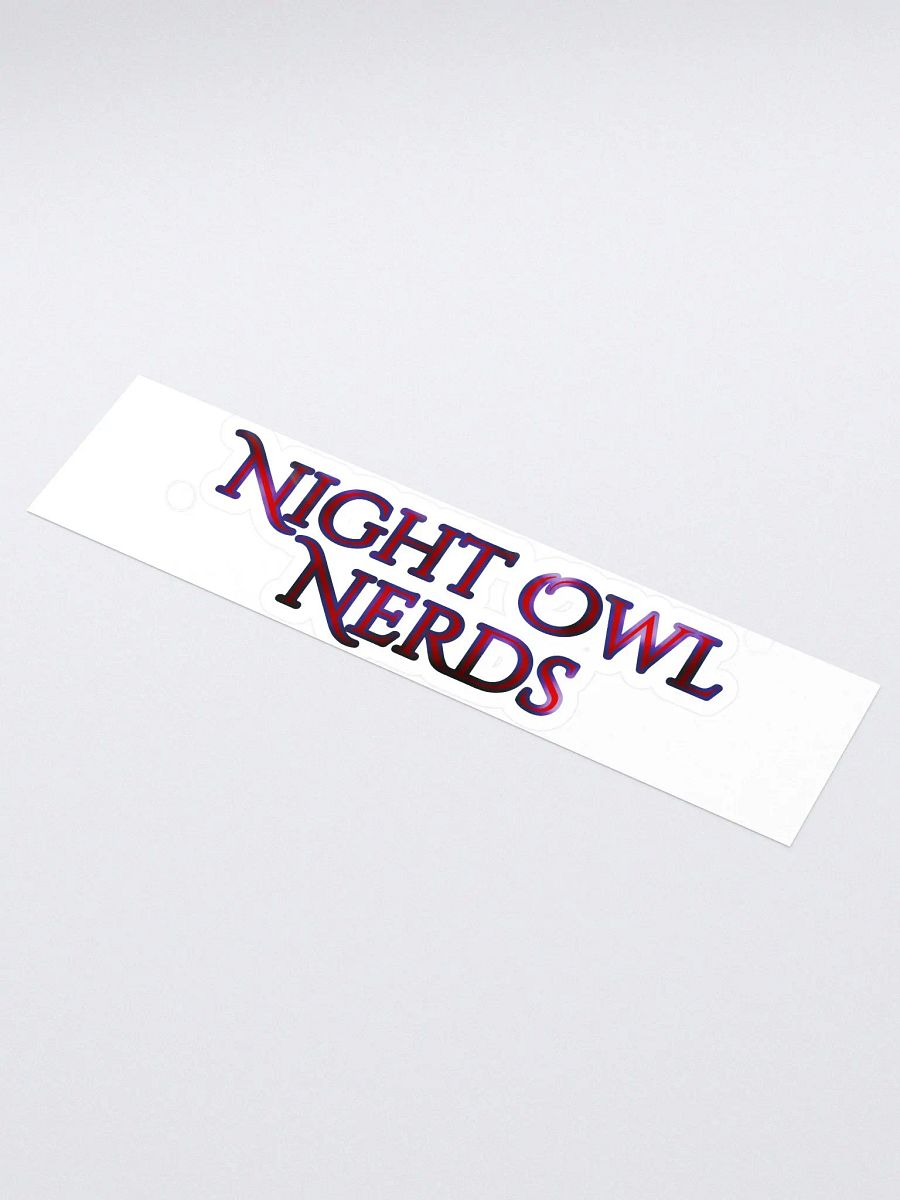 Night Owl Nerds Text Sticker product image (1)