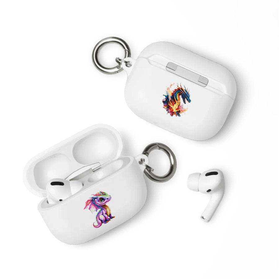 Multicolored Dragon Airpods Case by Treasure Pie product image (1)