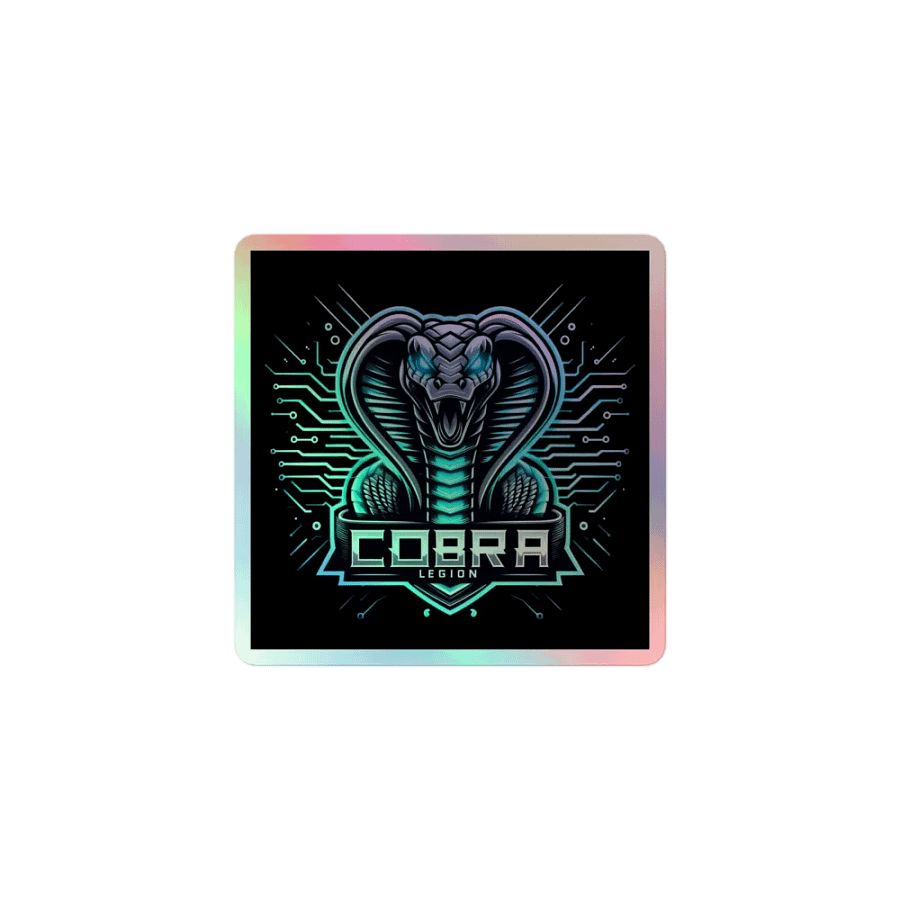 Cobra Legion Holographic Sticker Sheet product image (1)