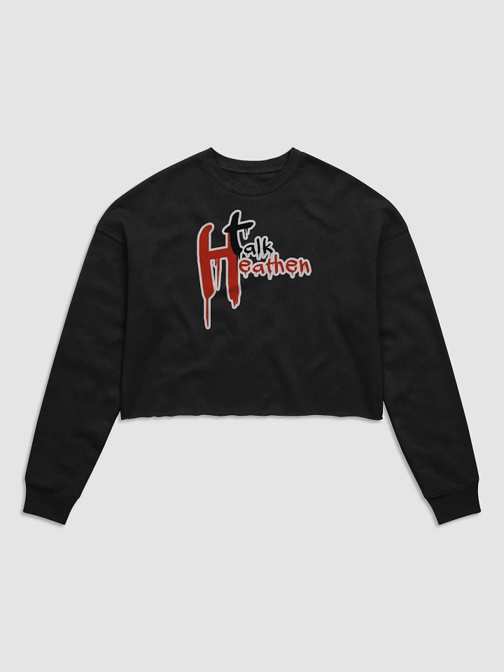 Talk Heathen Crop Sweatshirt product image (5)
