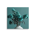 Teal Flower Wall Art #576 product image (1)