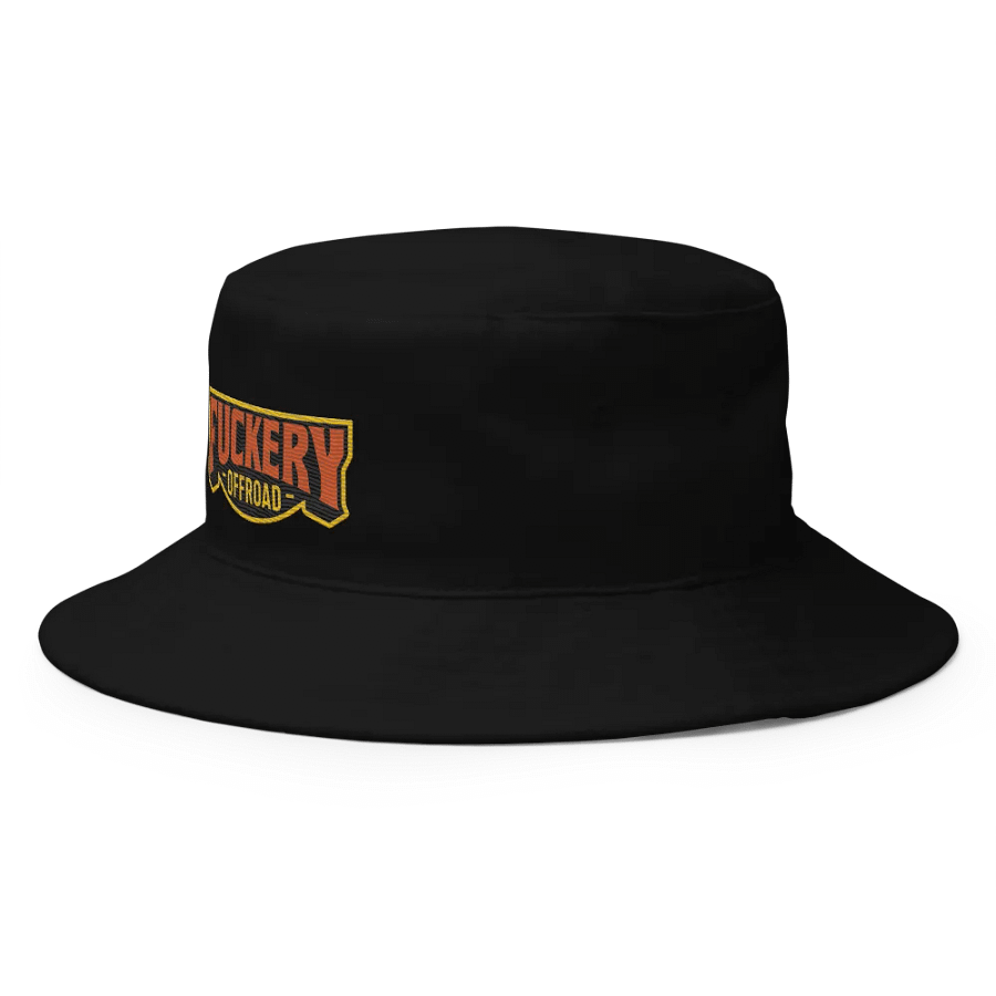 Bucket Hat with Retro Colour Fuckery Text Logo product image (2)