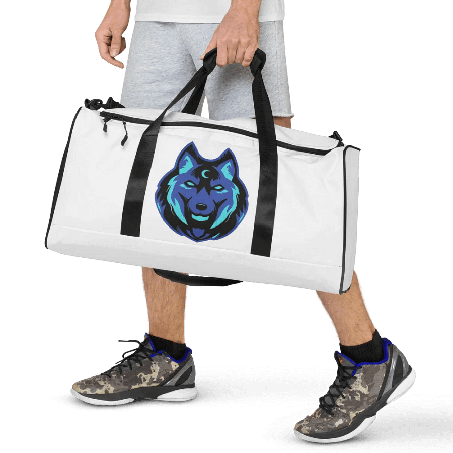 Lunar Wolf All-Over Duffle Bag product image (12)