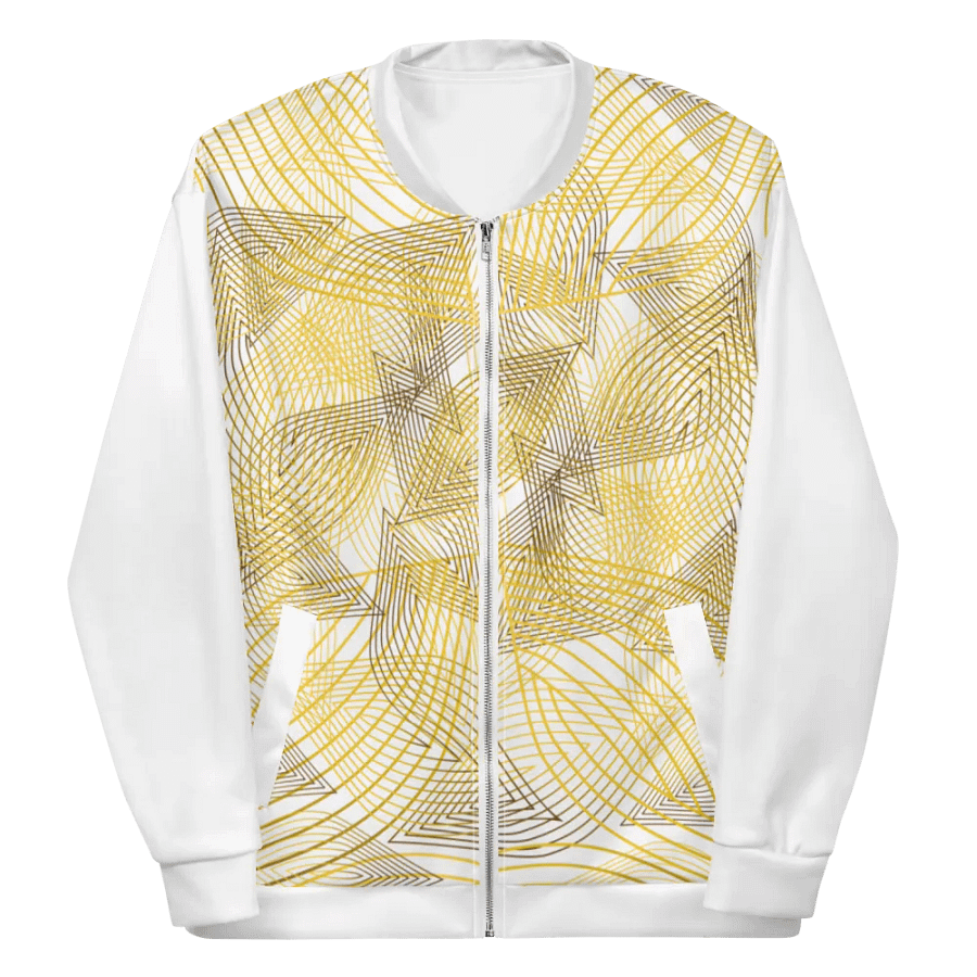 Jacket with golden lines and leaf design product image (7)