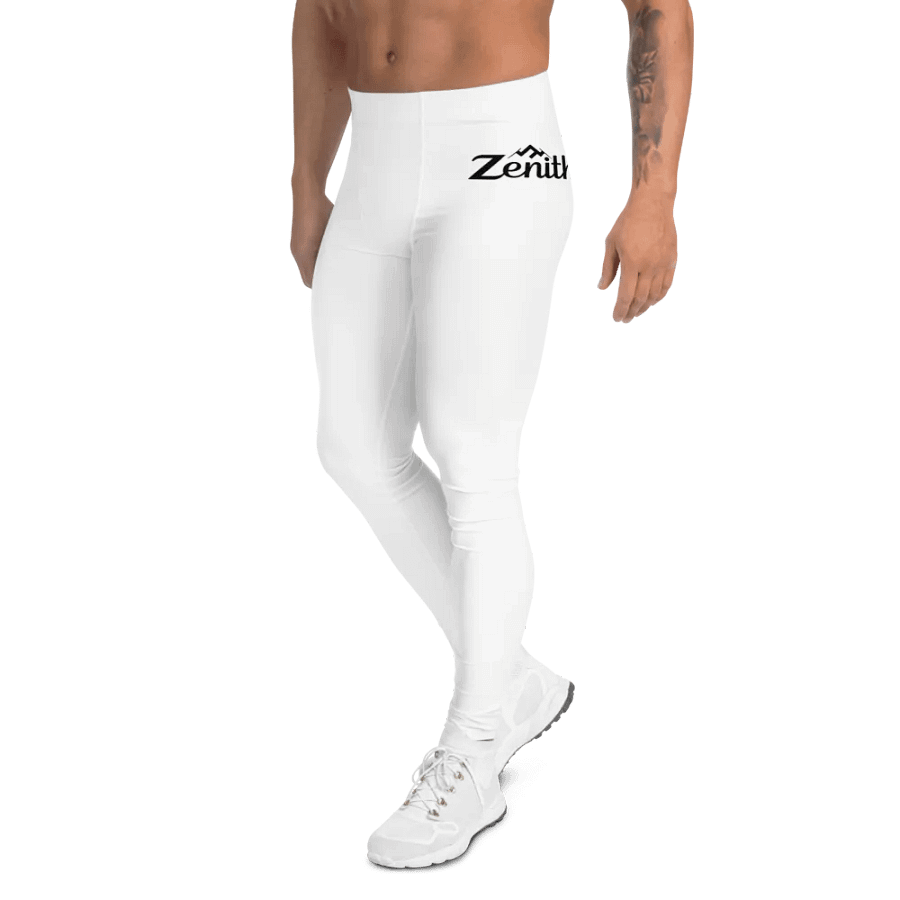 Men's Performance Slim Fit White Leggings - Zenith product image (5)