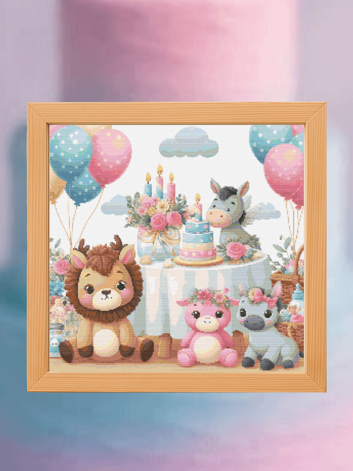 Bear-y Special Baby Shower Cross Stitch Pattern product image (1)