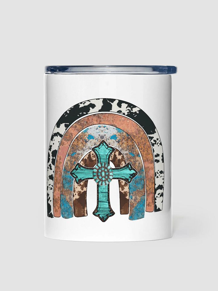Rainbow Jesus Cowhide - Kids Tumbler product image (1)