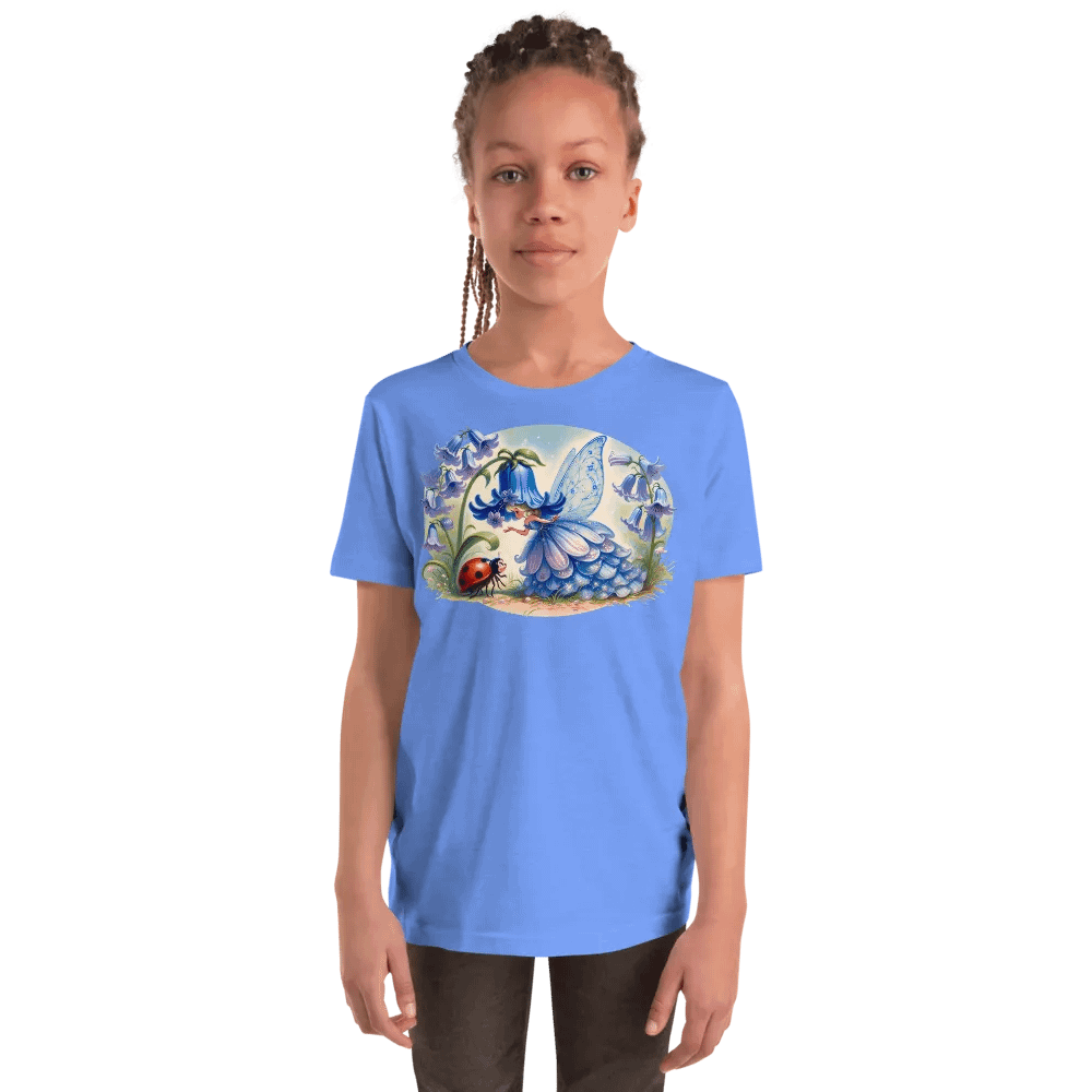 Bluebell Flower Fairy and Ladybug Youth T-Shirt product image (20)