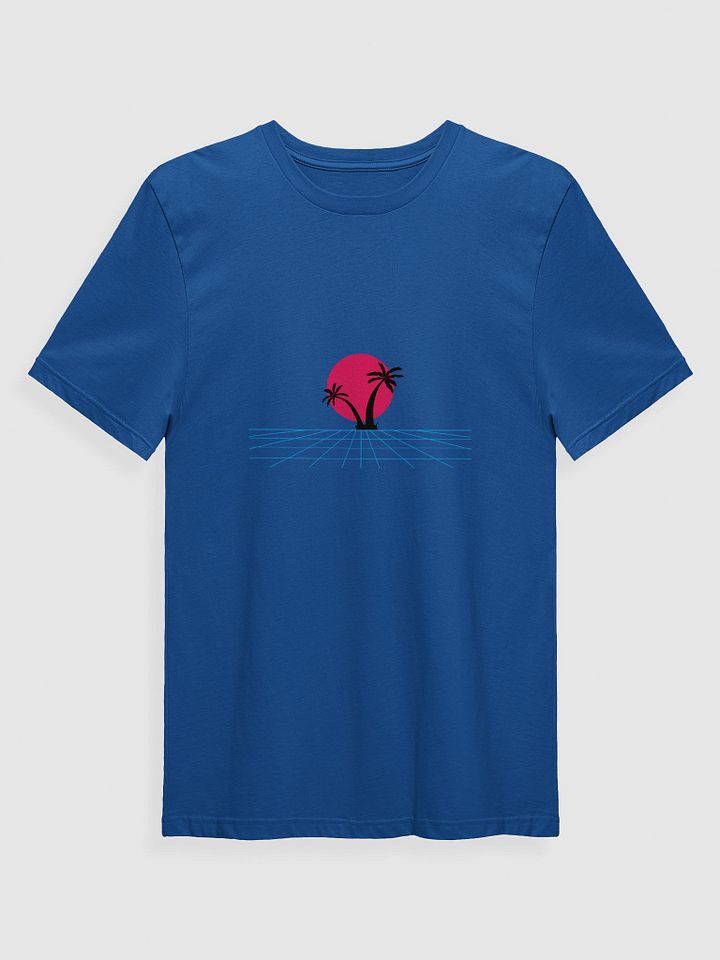 Vaporwave Sunset Silhouette T-Shirt product image (1)