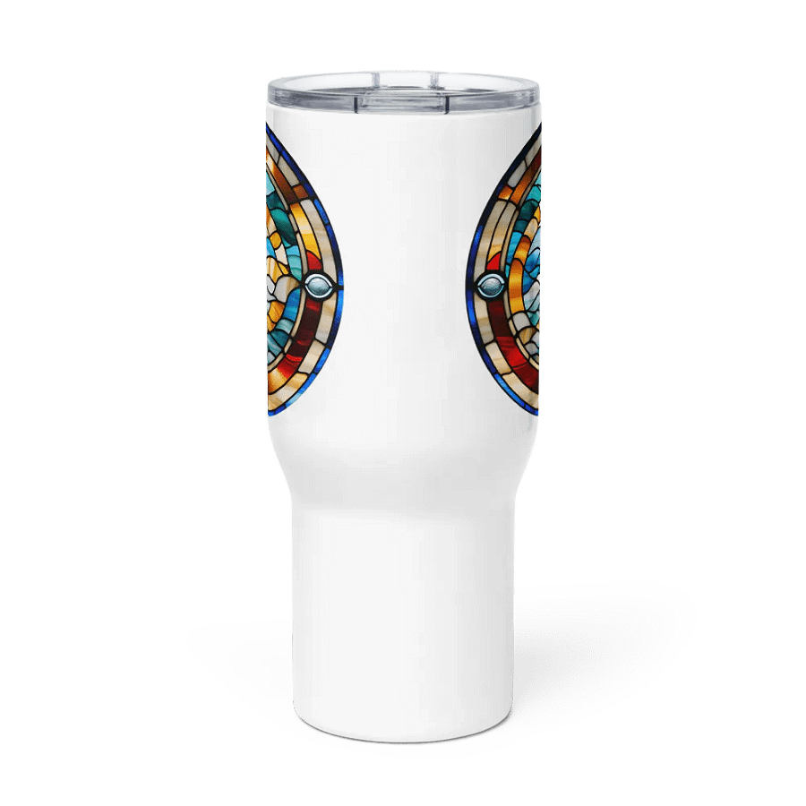 Spiritual Aquarius - Unique Travel Mug Design - Circle Energy product image (2)
