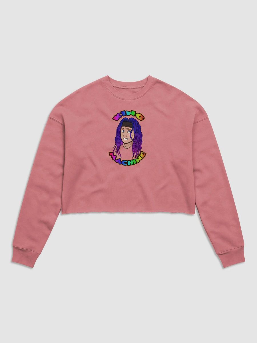 rainbow Fleece Crop Sweatshirt product image (1)
