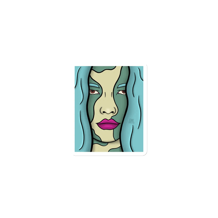 Tired blue Die-Cut Magnets product image (1)